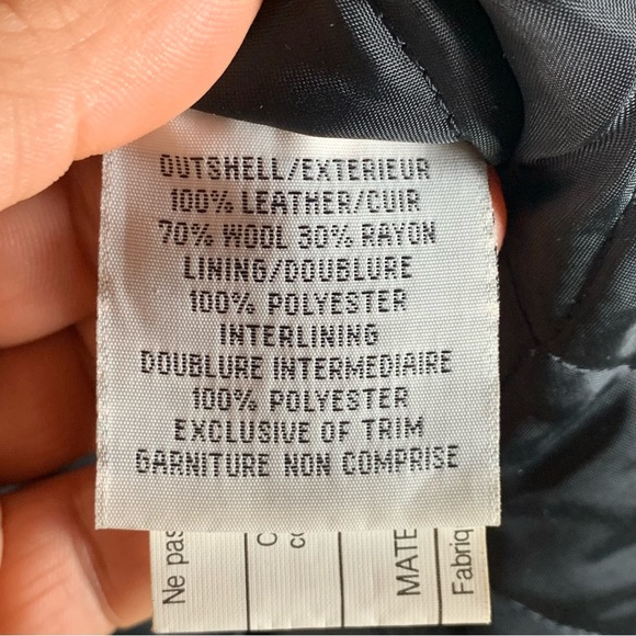 Amanati horse riding leather and wool jacket (men) - Picture 3 of 6